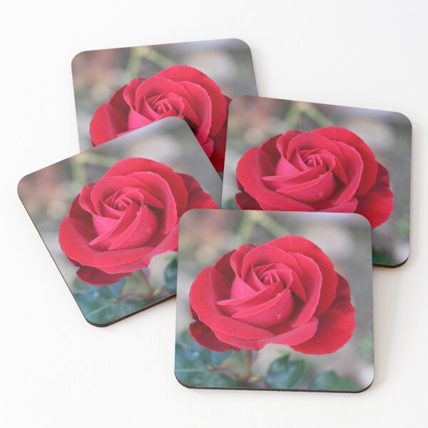 Aperçu de l'œuvre Goutte de rosée sur une rose rouge créée et vendue par SparkMartet.