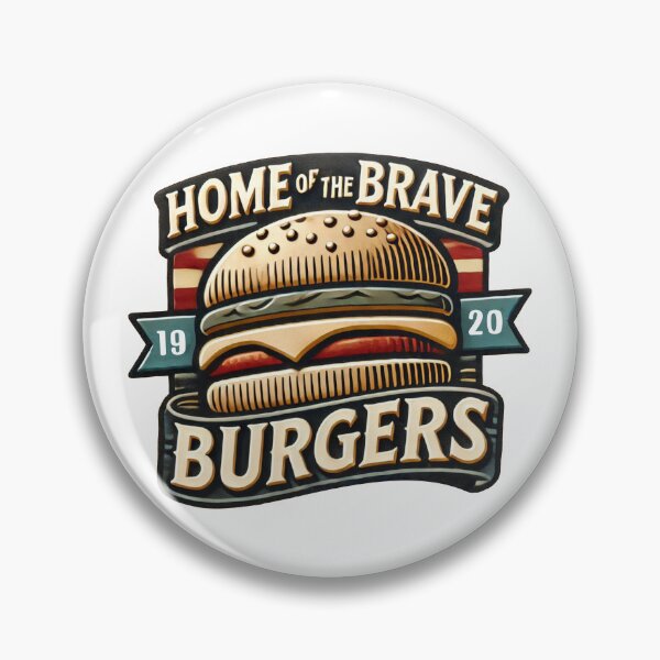 Item preview, Home of the brave burgers designed and sold by ZAIKY DREAMS.