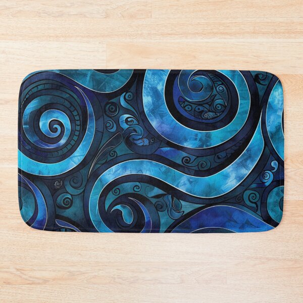 Item preview, New Zealand Māori Paua Pattern Koru Design 274 designed and sold by GrinGalore.