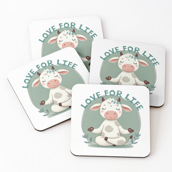 Item preview, A cow meditating. Love for life designed and sold by Murza.
