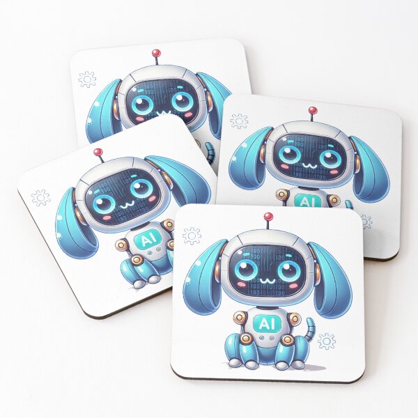 Item preview, Adorable AI Robot Puppy designed and sold by nicnacc.
