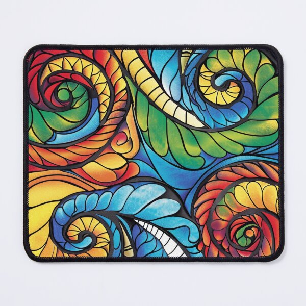 Item preview, New Zealand Māori Paua Pattern Koru Design 275 designed and sold by GrinGalore.