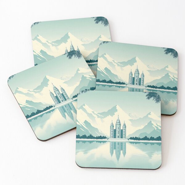 Item preview, Salt Lake Temple Minimalism Art Style designed and sold by artofuniverse.