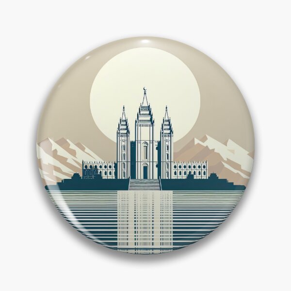 Item preview, Salt Lake Temple Minimalism Art Style designed and sold by artofuniverse.