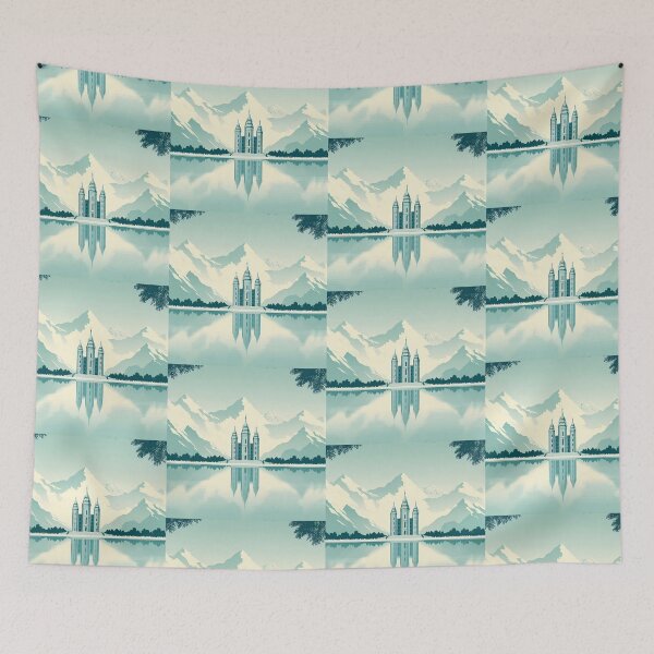 Item preview, Salt Lake Temple Minimalism Art Style designed and sold by artofuniverse.
