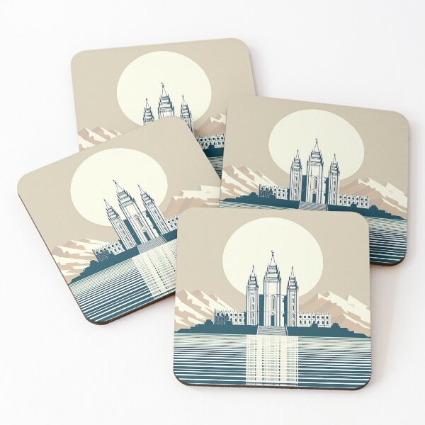 Item preview, Salt Lake Temple Minimalism Art Style designed and sold by artofuniverse.
