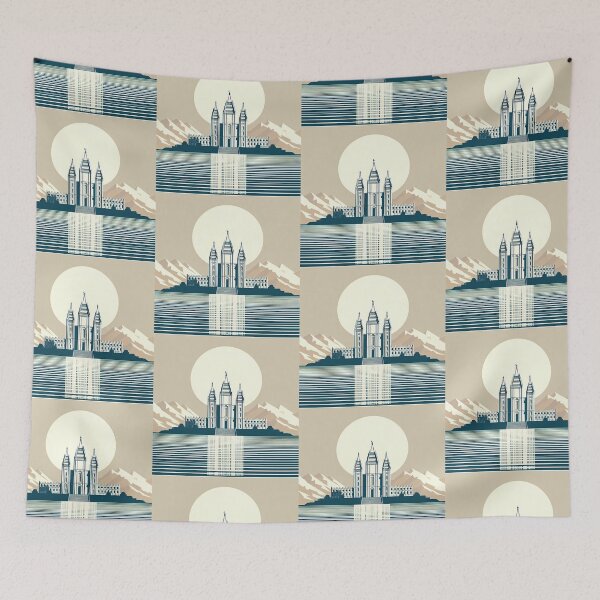 Item preview, Salt Lake Temple Minimalism Art Style designed and sold by artofuniverse.