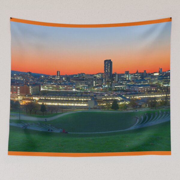 Item preview, Sheffield City Centre at Dusk designed and sold by Alisonchambers2.