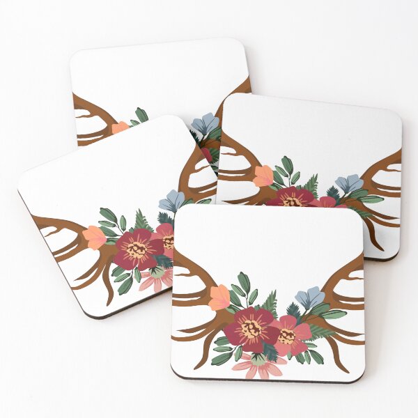 Item preview, Floral antlers in the bohemian style. designed and sold by MatyKotiv.