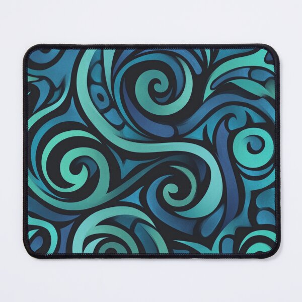 Item preview, New Zealand Paua Māori Pattern Koru Design 276 designed and sold by GrinGalore.