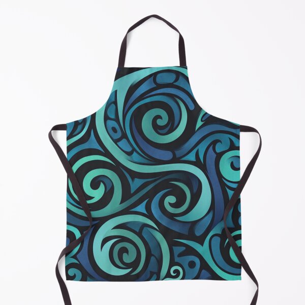 Item preview, New Zealand Paua Māori Pattern Koru Design 276 designed and sold by GrinGalore.