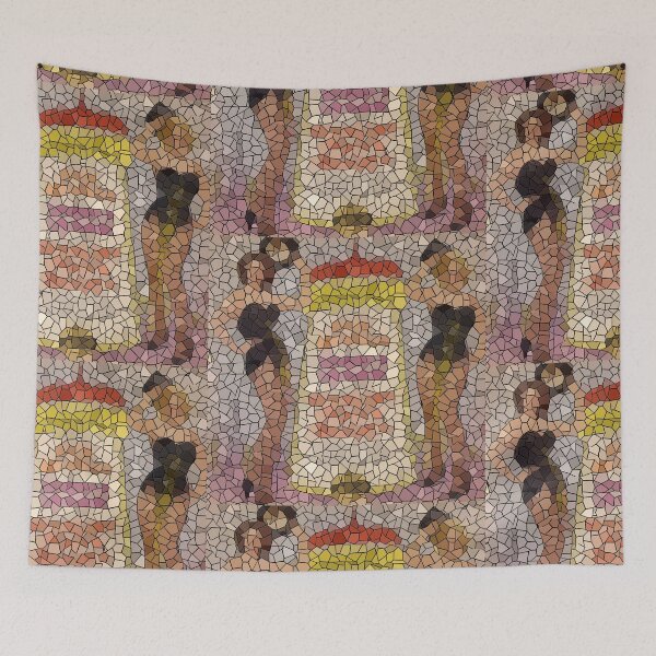 Item preview, Gentlemen Prefer Blondes Stained Glass designed and sold by Logo-A-GoGo.