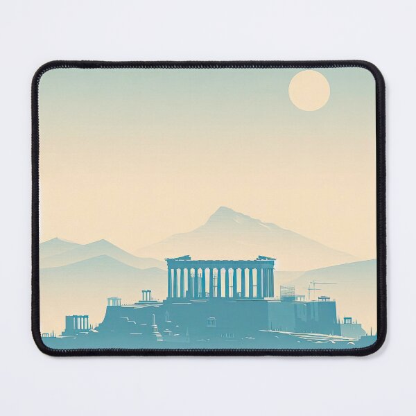 Item preview, Parthenon of the Acropolis Minimalism Art Style designed and sold by artofuniverse.