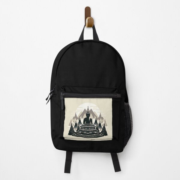 Item preview, Borobudur Temple Minimalism Art Style designed and sold by artofuniverse.