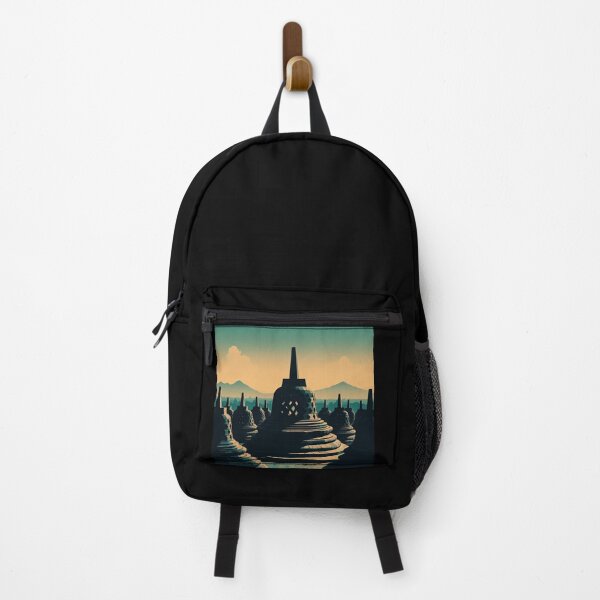 Item preview, Borobudur Temple Minimalism Art Style designed and sold by artofuniverse.