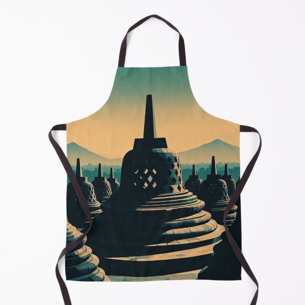 Item preview, Borobudur Temple Minimalism Art Style designed and sold by artofuniverse.