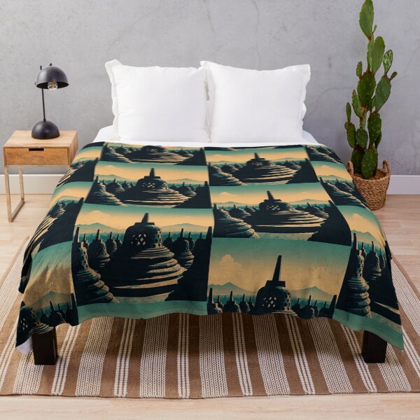 Item preview, Borobudur Temple Minimalism Art Style designed and sold by artofuniverse.