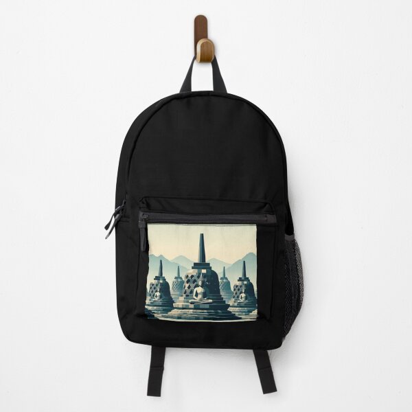 Item preview, Borobudur Temple Minimalism Art Style designed and sold by artofuniverse.