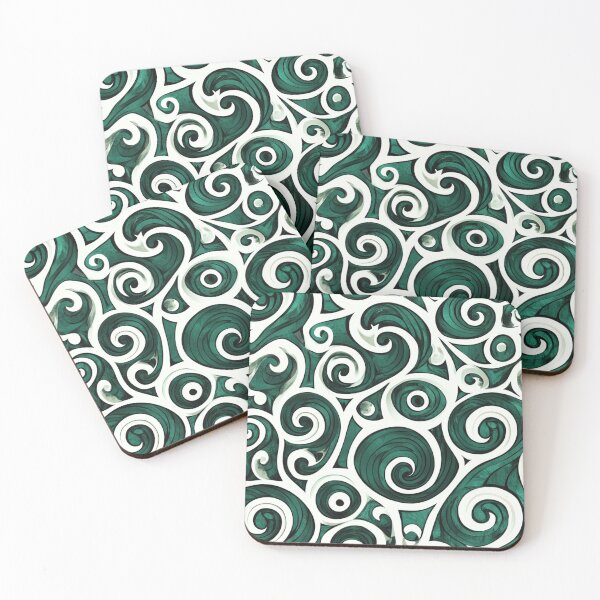 Item preview, New Zealand Paua Māori Pattern Koru Design 278 designed and sold by GrinGalore.