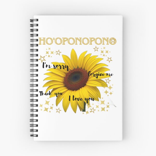 Item preview, sunflower world and ho'oponopono phrases designed and sold by Kikimarketplace.