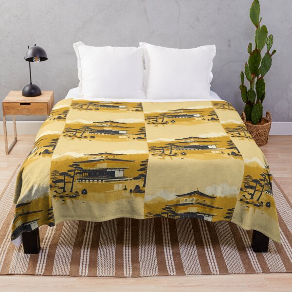 Item preview, Kinkaku-ji (Golden Pavilion) Minimalism Art Style designed and sold by artofuniverse.