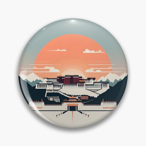 Item preview, Potala Palace Minimalism Art Style designed and sold by artofuniverse.