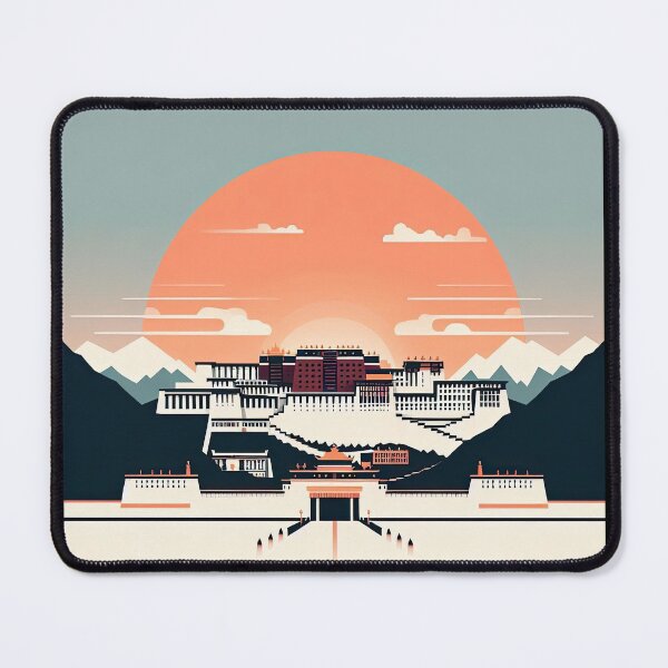 Item preview, Potala Palace Minimalism Art Style designed and sold by artofuniverse.