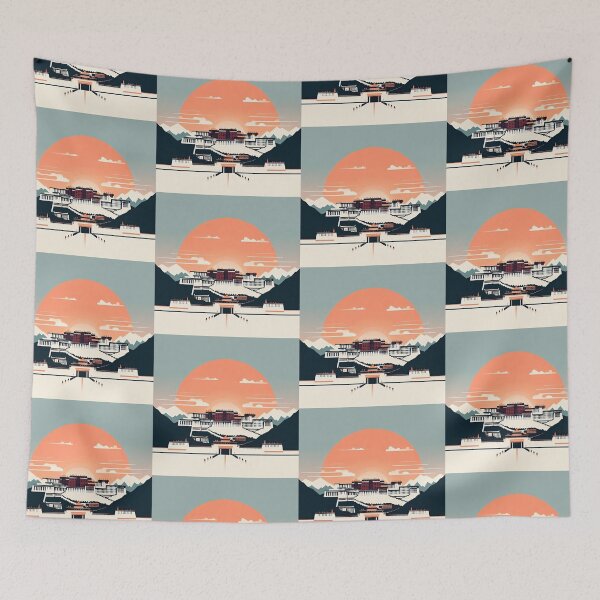 Item preview, Potala Palace Minimalism Art Style designed and sold by artofuniverse.