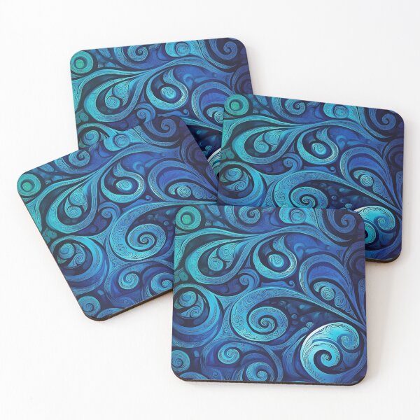 Item preview, New Zealand Paua Māori Pattern Koru Design 279 designed and sold by GrinGalore.