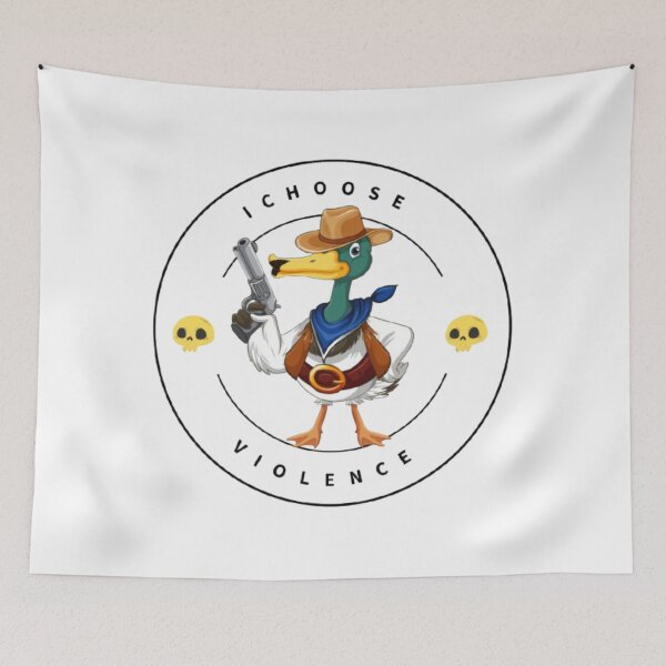 Item preview, I Choose Violence Duck designed and sold by Creovibee.