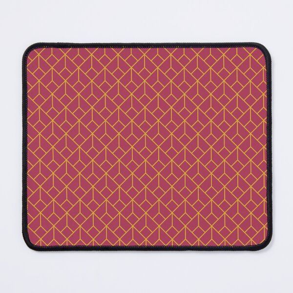 Item preview, Art Deco Pattern 12 - Deco Gold on Raspberry Pink designed and sold by elektronen.