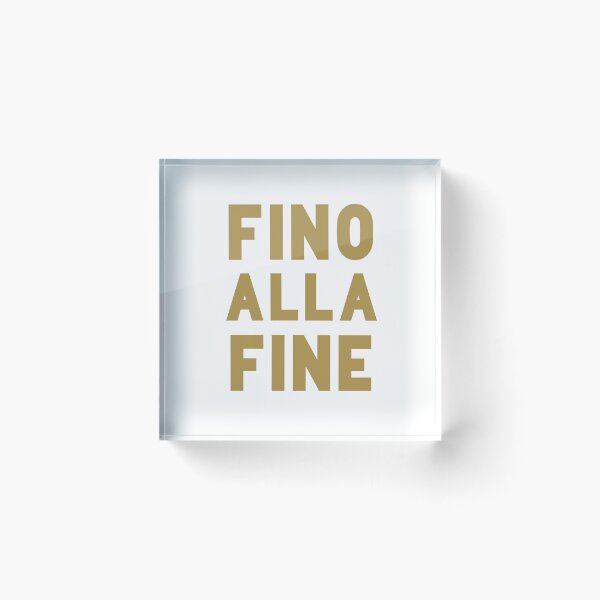 Item preview, Fino Alla Fine alt gold b designed and sold by VRedBaller.