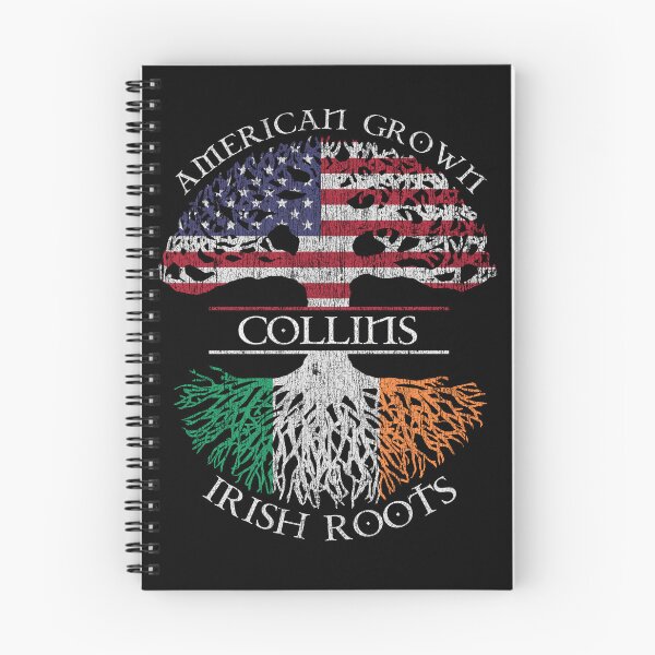 Item preview, Collins surname American grown Irish roots US flag Tricolour Ireland flag vintage designed and sold by 9X FR.