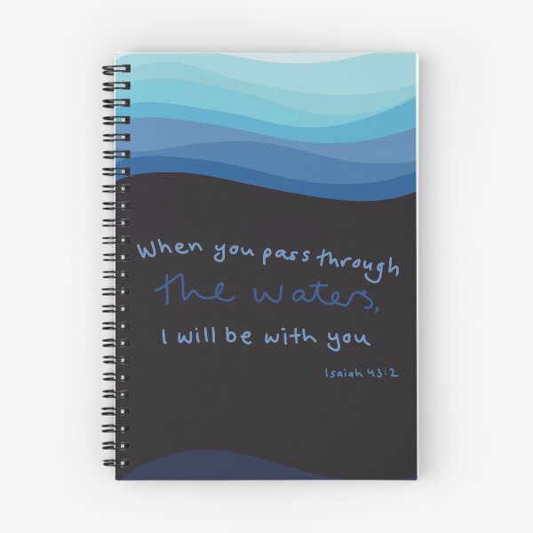 Item preview, Through the Waters - Isaiah 43:2 designed and sold by doodleziz.