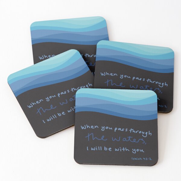 Item preview, Through the Waters - Isaiah 43:2 designed and sold by doodleziz.