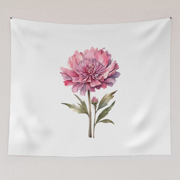 Item preview, Pink Cornflower (Centaurea cyanus) designed and sold by HOMETOWN86.