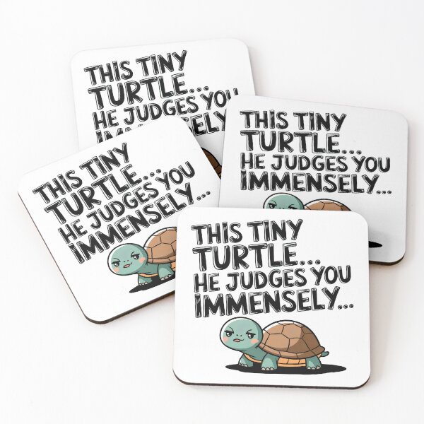 Item preview, Cute Judgy Turtle designed and sold by Anniebuh.