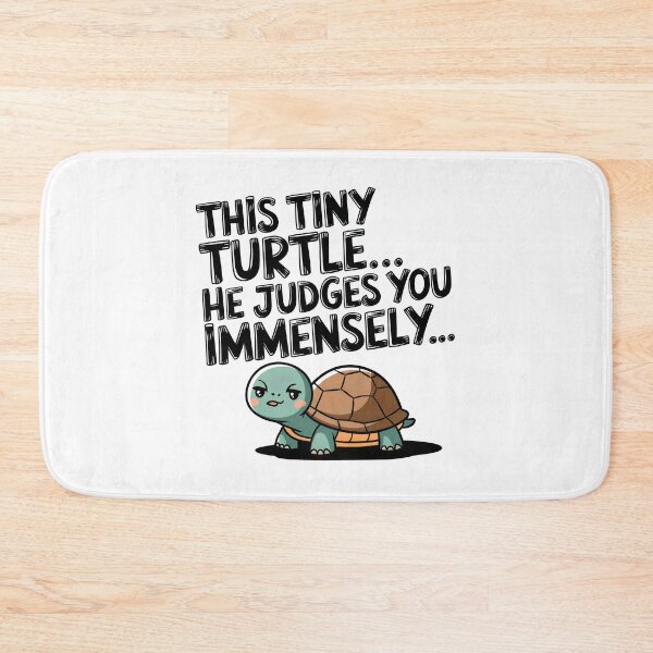 Item preview, Cute Judgy Turtle designed and sold by Anniebuh.