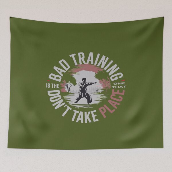 Item preview, Karate Training ' Bad training is the one that don't take place' designed and sold by Tomasz  Siennicki.