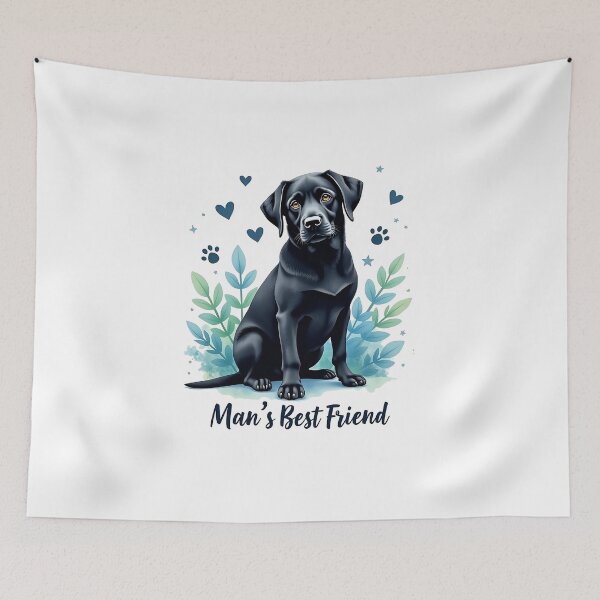 Item preview,  Black Labrador Retriever, man's best friend designed and sold by venavar.