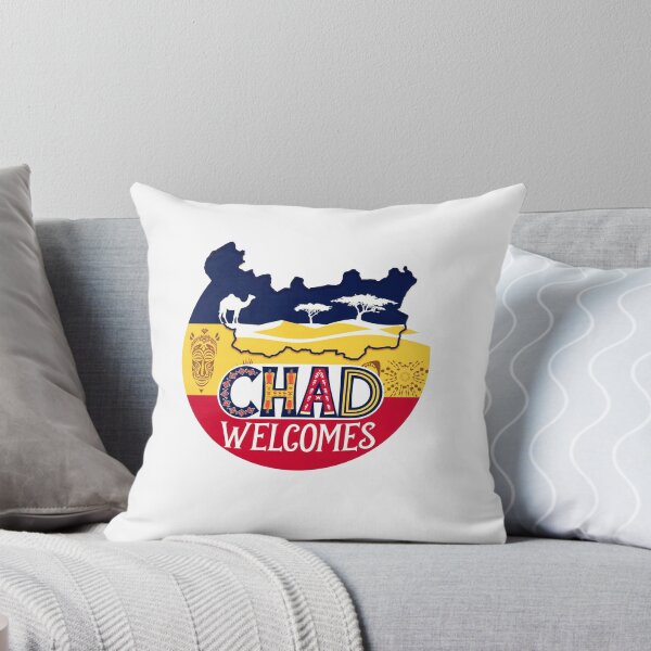 Item preview, Chad Czad Welcomes Flag Map N'Djamena designed and sold by AnimalsDH305.