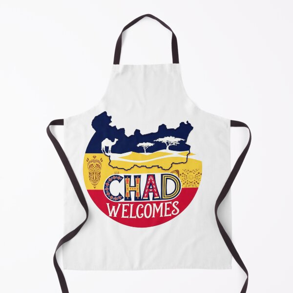 Item preview, Chad Czad Welcomes Flag Map N'Djamena designed and sold by AnimalsDH305.