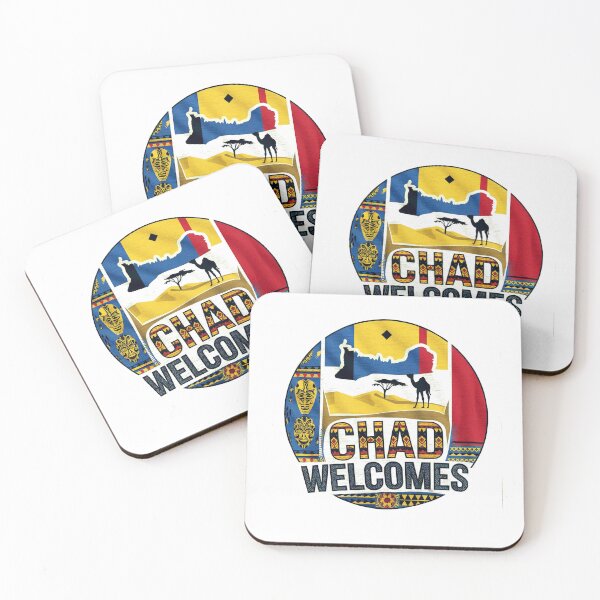 Item preview, Chad Czad Welcomes Flag Map N'Djamena designed and sold by AnimalsDH305.