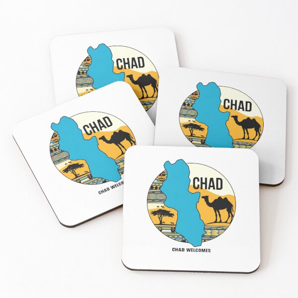 Item preview, Chad Czad Welcomes Flag Map N'Djamena designed and sold by AnimalsDH305.