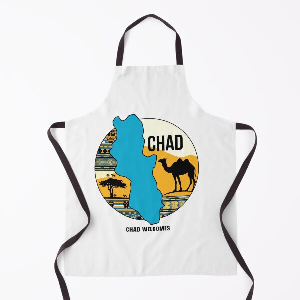 Item preview, Chad Czad Welcomes Flag Map N'Djamena designed and sold by AnimalsDH305.