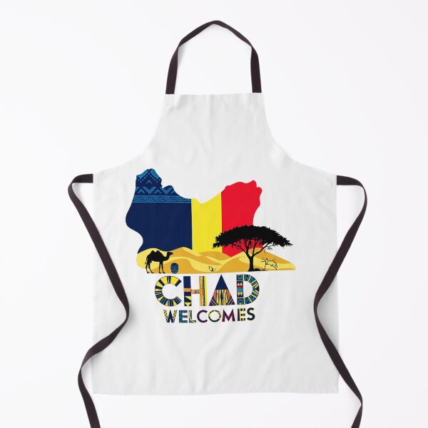 Item preview, Chad Czad Welcomes Flag Map N'Djamena designed and sold by AnimalsDH305.