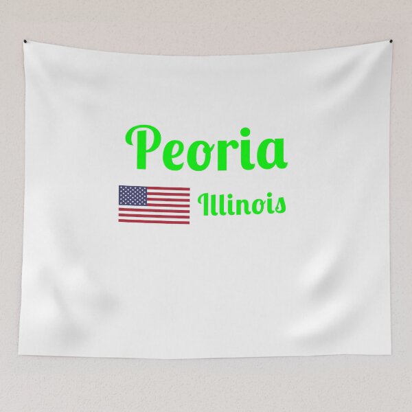 Item preview, Peoria Illinois - Stylish Prints, designed and sold by Fleetwood1994.