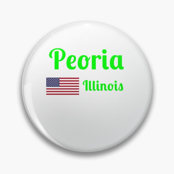 Item preview, Peoria Illinois - Stylish Prints, designed and sold by Fleetwood1994.