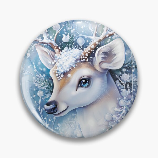 Item preview, Deer in winter decoration. designed and sold by MagelliShop.