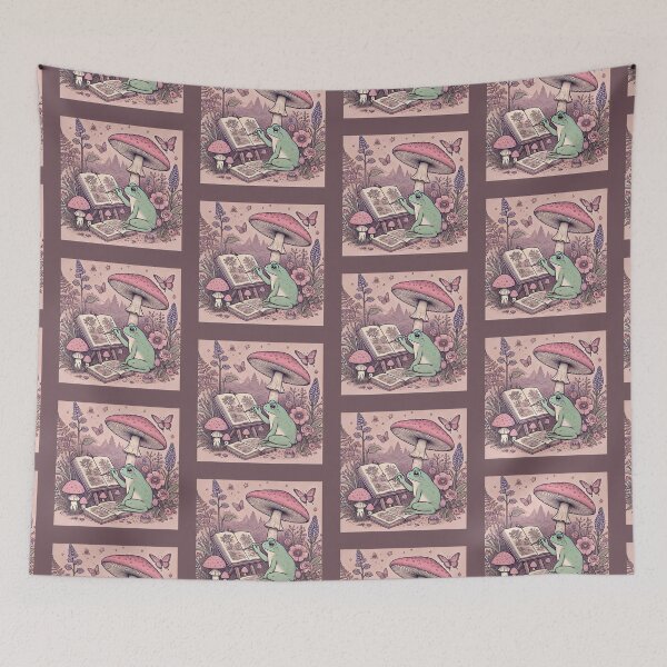 Item preview, Frogcore / cottagecore, the illustrator frog, botanical garden  designed and sold by coloursforkids.